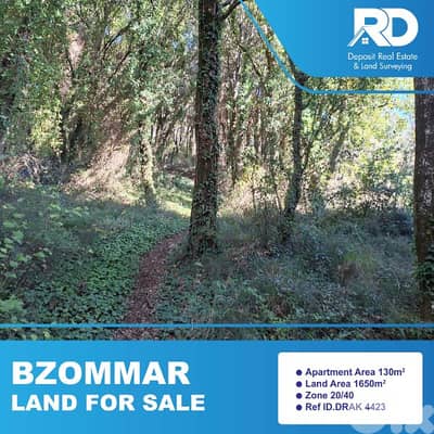 Land for sale in Bzommar (old house) - (أرض للبيع في بزمار (بيت قديم