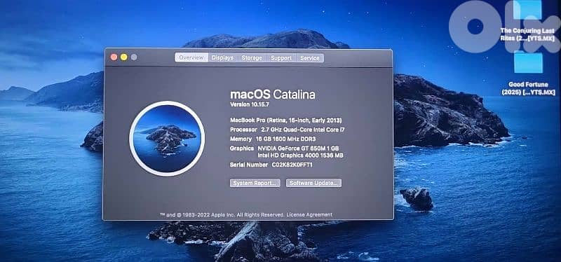 Macbook pro 15.4 inch 1