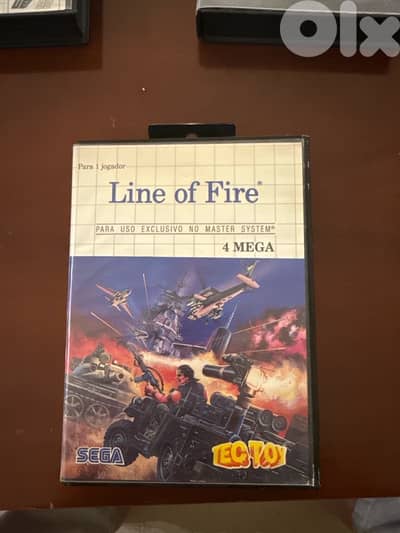 sega , line of fire , master system
