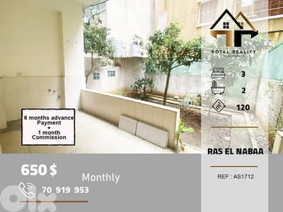apartments for rent in ras al nabaa Beirut شقق للايجار في راس النبع