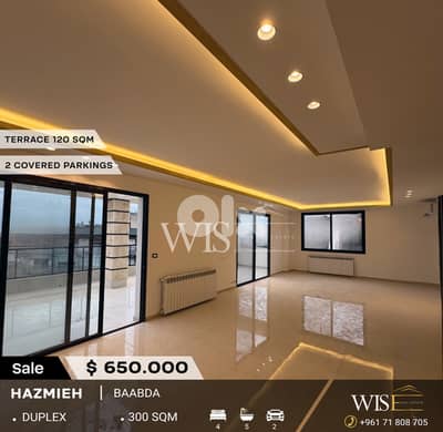 Luxury High-End 300 SQM Duplex for SALE in Hazmieh!
