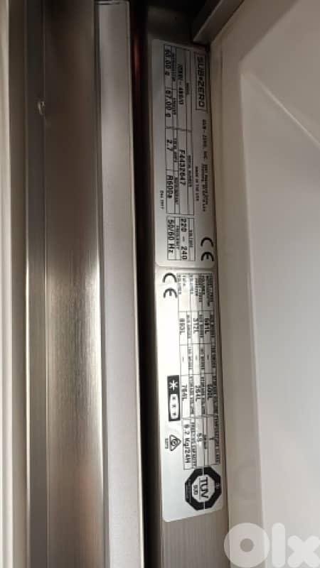 Sub Zero Fridge Freezer 1