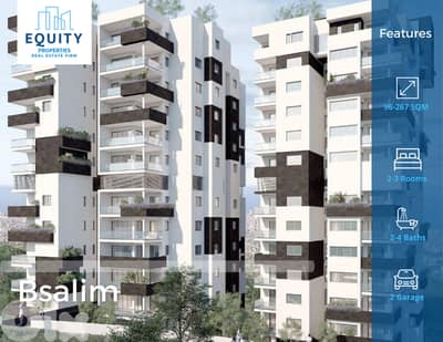 Brand New 96-267 SQM Apartments For Sale In Bsalim #RH7250
