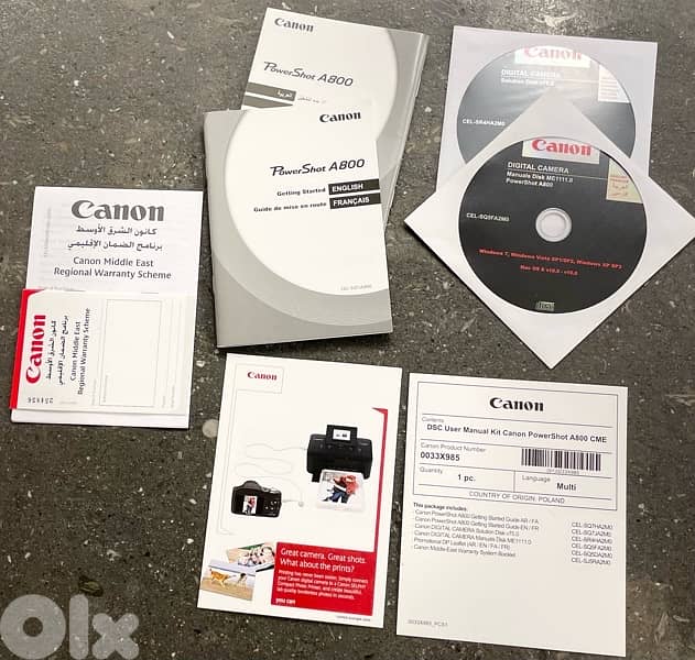 Powershot A800 Canon Camera 6
