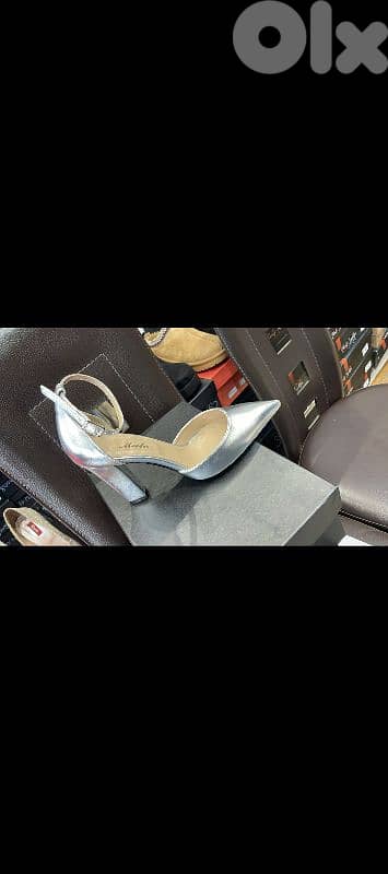 Silver High-Quality Heels – Size 39