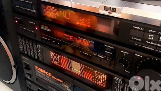 Rare sharp stereo (class 1) Large BoomBox  ستريو قديم