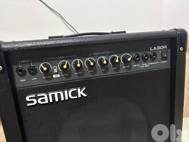 samick amp electric guitar 2