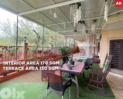 Terrace/1 Balcony/2 Parking Spaces/Bchamoun - بشامون/#REFAK132001