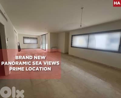 3 balconies, terrace, sea view, Baabda Town/بعبدا REF#HA132013