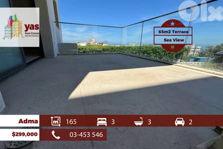 Adma 165m2 | 65m2 Terrace | Brand New | Sea View | Catch | OH