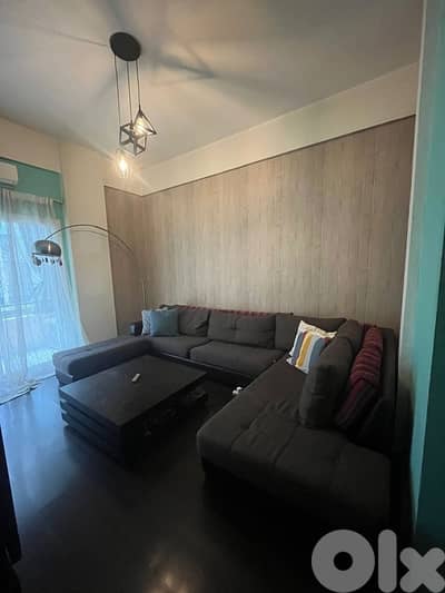 L shape living it has big table original