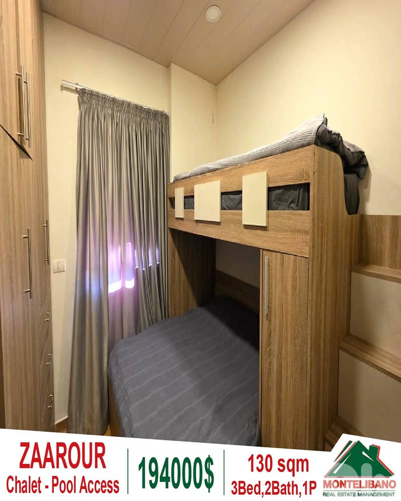 130 sqm Chalet For Sale in Zaarour with Pool & Gym Access 4