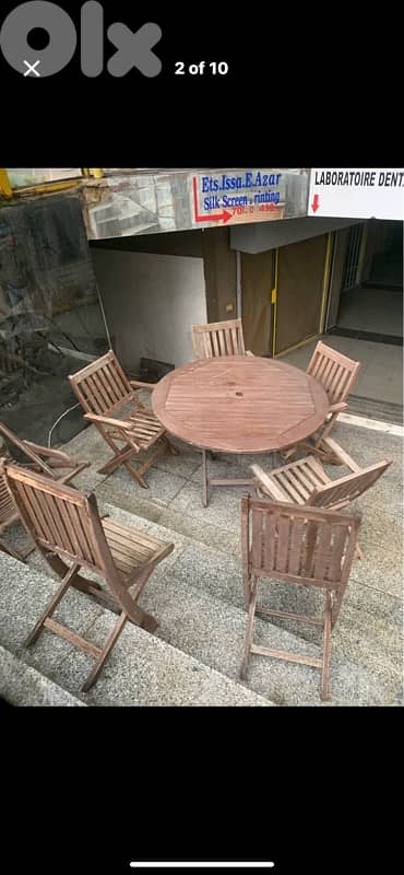 garden set used 1