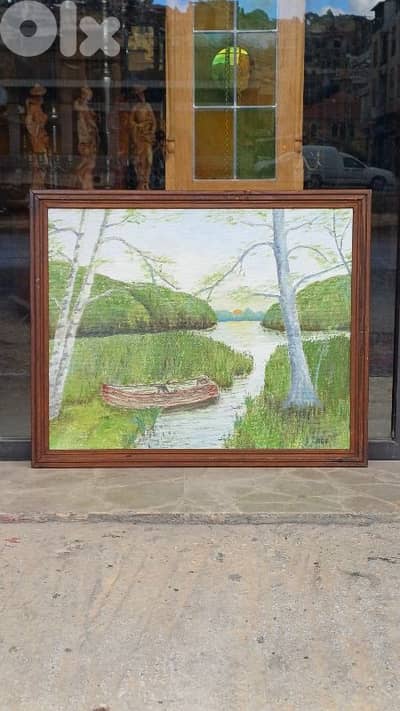 لوحة رسم زيتي اوروبية