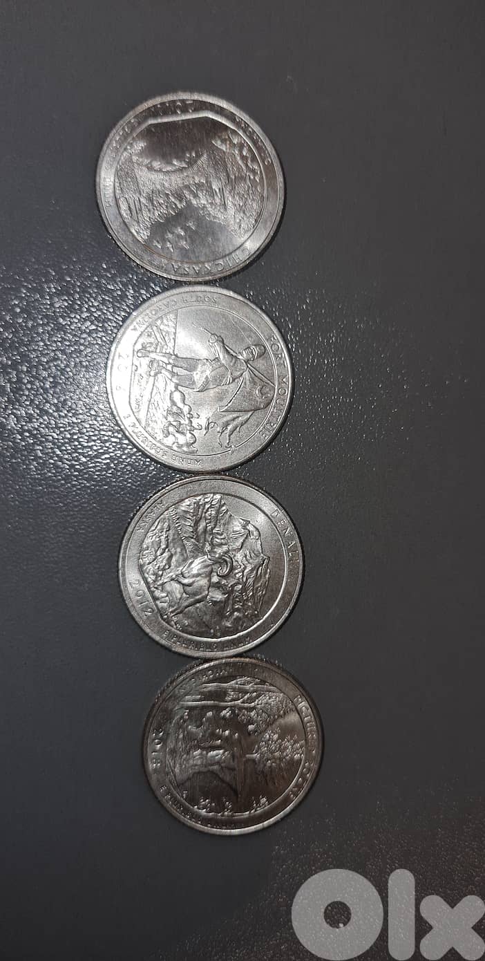 new quarter dollars united states , 2011, 2012, 2016,2018 1