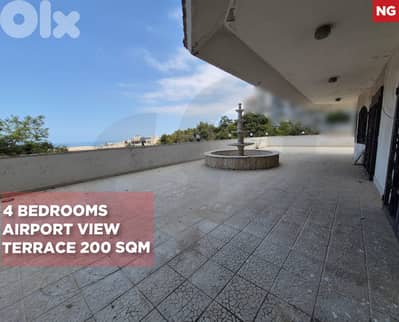 Elevator/Terrace 200 sqm/Bchamoun/بشامون ! REF#NG132053 !