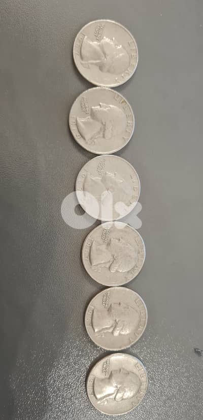 United states quarter dollars 1967, 1969