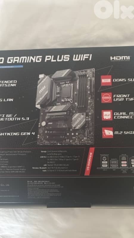 MSI B760 Plus WiFi + Intel Core i5 12600kf unlocked 1