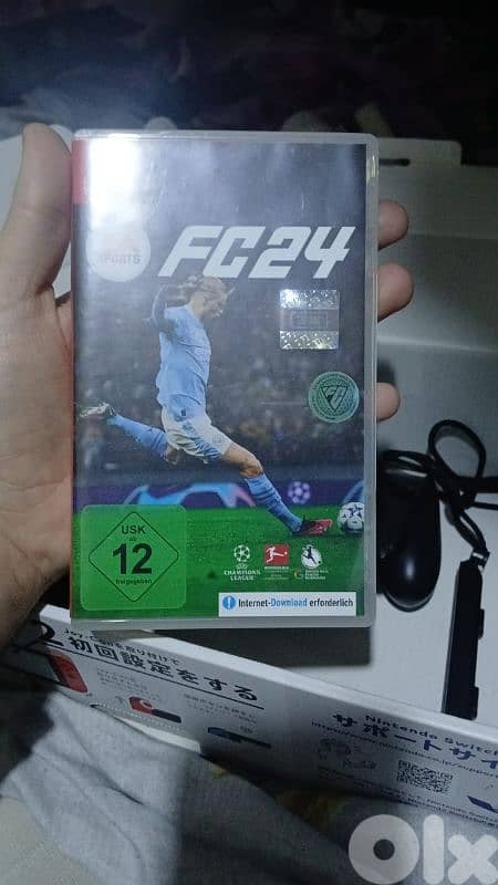 Nintendo switch with fifa 24 2
