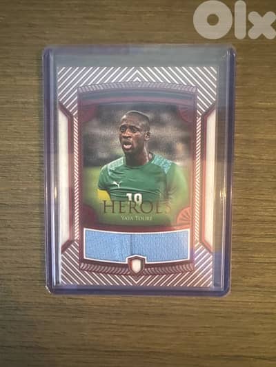 Yaya Touré 2025 Futera Heroes Match-Worn Jersey Relic /5 (03/05)