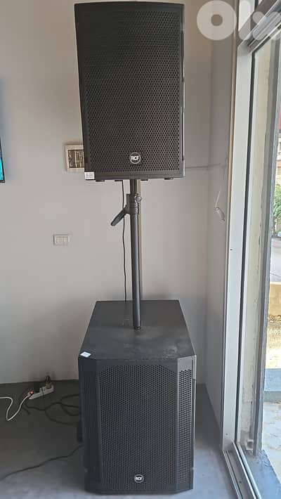 RCF Top & Sub Sound System for Events
