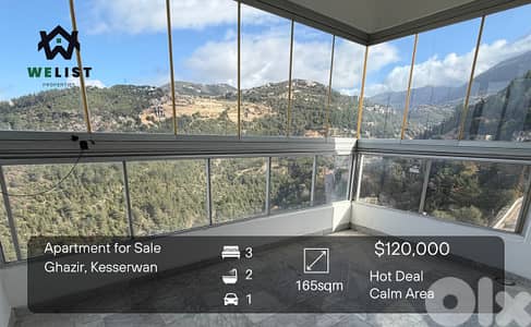 Apartment for sale in Ghazir, Kesserwan شقة للبيع في غزير