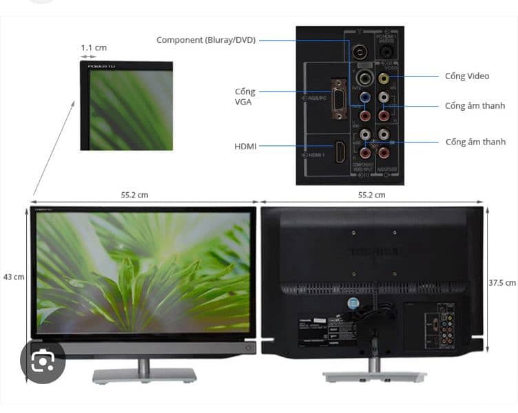 TV Toshiba LED 32p2300 32" 3
