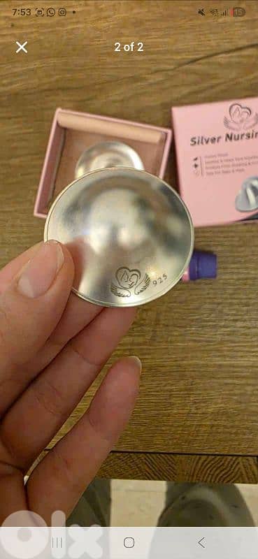 Silverette nipple pad 1