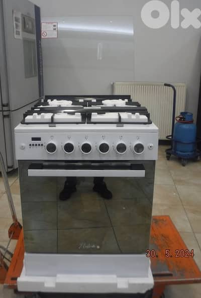 Professional Gas Cooker Electro Gas 60cm Safety+Convection