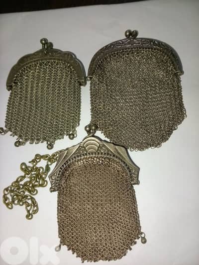 جزادين فضة انتيكا وقدما  و ن 98 غرام سعر لغرام 3 دولار