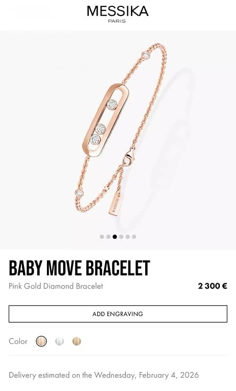 diamond bracelet from Messika paris 2