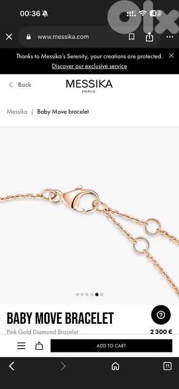 diamond bracelet from Messika paris 5