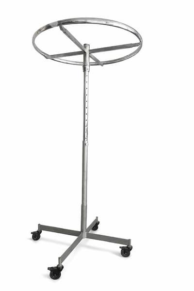 Metal Circular Rack on Wheels – Perfect for Styling & Shoots