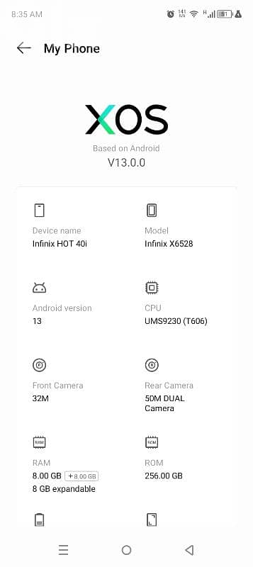 Infinix hot 40i jdid kelo fresh bas himeyet El cheche maksoura