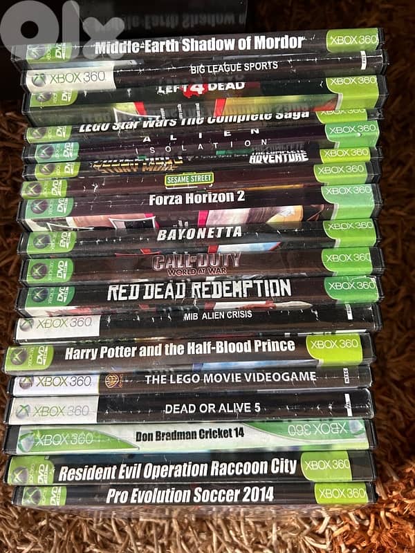 VERIFIED XBOX 360 WITH CONTROLLERS AND 18 GAMES 2