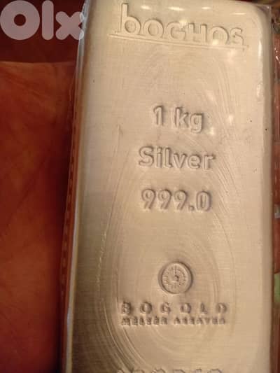 Deliveted Silver  10   Kg s of. Boghos bars