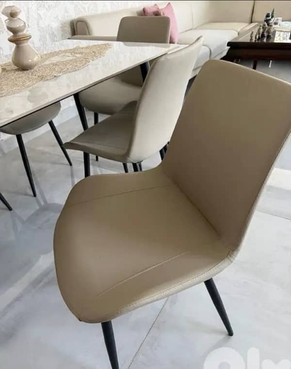 Dining Table & 6 Chairs Modern 2