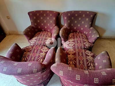 Chairs and Sofa