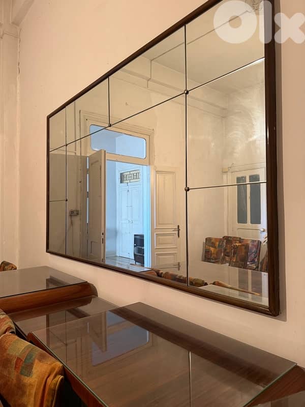 12 seater dining table with 2 buffet and mirror 10