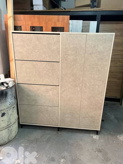 خزانة احذية درف قلاب جديدة من المعمل بافضل الاسعار