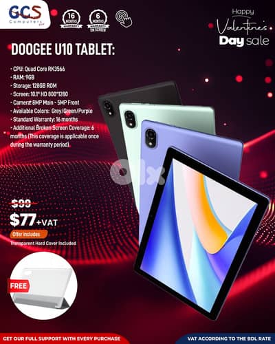 DOOGEE U10 Tablet
