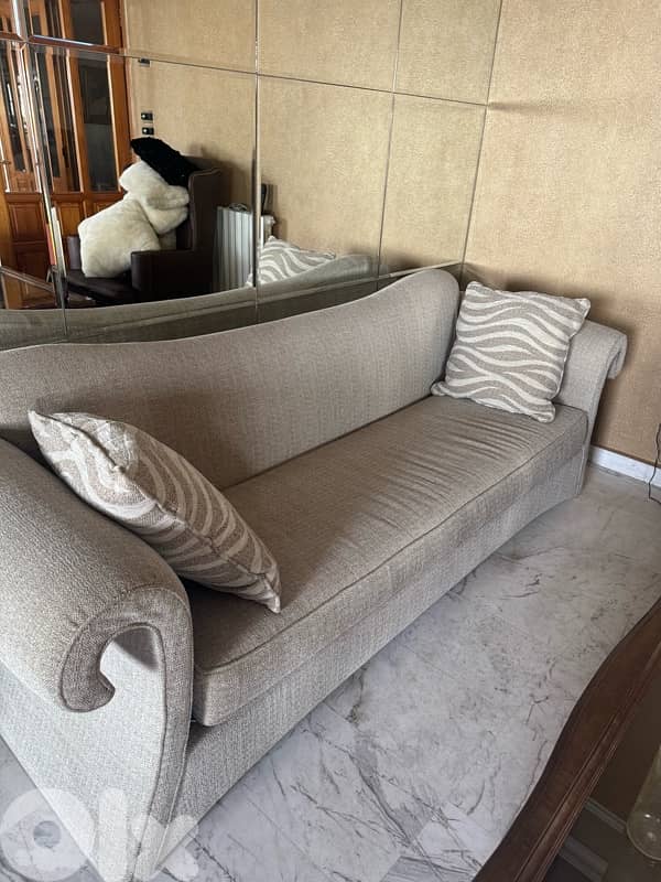 cream sofa with pillows 1