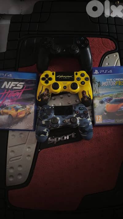 ps4slim likenew,3 consoles,2car game,steringweel,padelshifter,gear