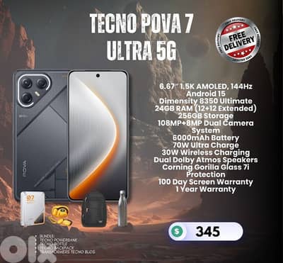 tecno Pova 7 Ultra off
