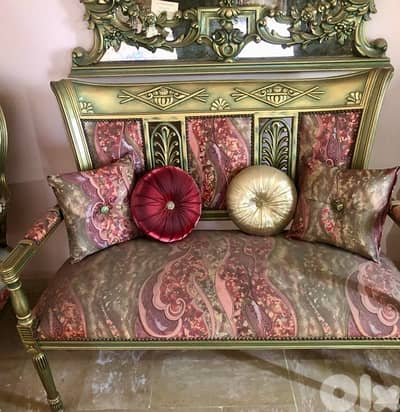 صالون ٨ قطع(٦ كراسي، ٢ صوفا)