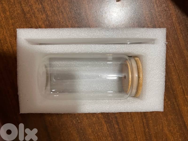 glass latte with its straw 2