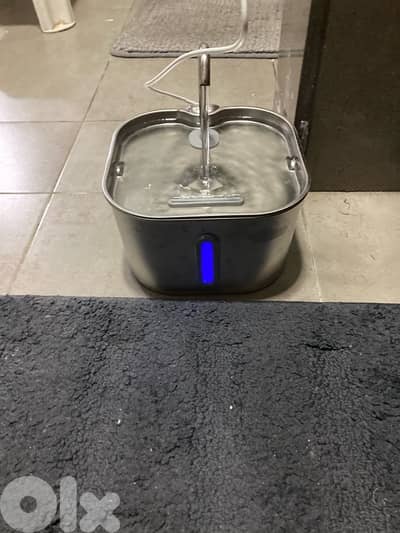 stainless steel water fountain for cats