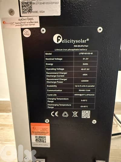 Felicity Lithium 5kWh