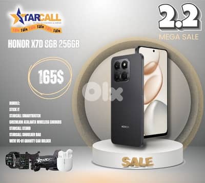 HONOR X7D 8GB 256GB