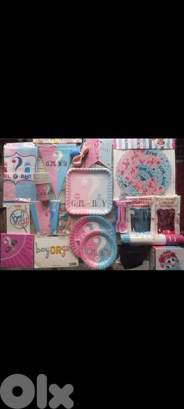 gender reveal party supplies 2